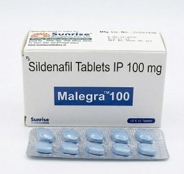 Malegra 100mg packaging