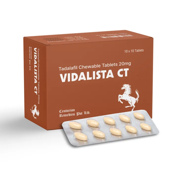 Vidalista CT 20mg packaging